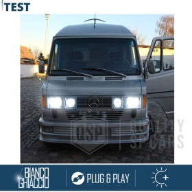 Kit LED H4 para MERCEDES T1, T2 Luces de Cruce + Carretera | 6500K 8000LM CANbus