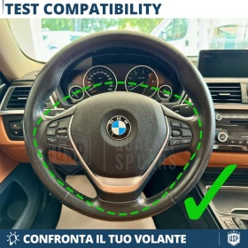 VOLANTE Deportivo para BMW Serie 4 F32 F33 F36 Plano en Carbono y Piel | Reemplazo Ergonómico