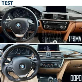 VOLANTE Deportivo para BMW Serie 4 F32 F33 F36 Plano en Carbono y Piel | Reemplazo Ergonómico