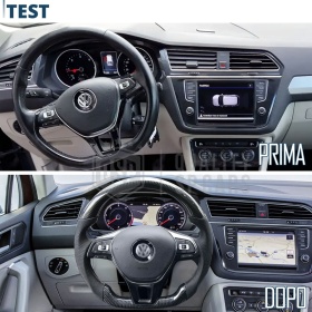 VOLANTE Deportivo para VW Tiguan AD1 16-20, Plano en Carbono y Piel | Reemplazo Ergonómico  Perfecto