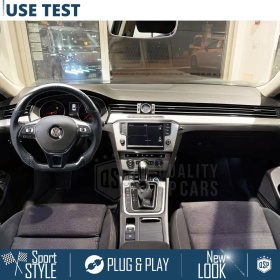 VOLANTE Deportivo para VW Passat B8, Plano en Carbono y Piel | Reemplazo Ergonómico