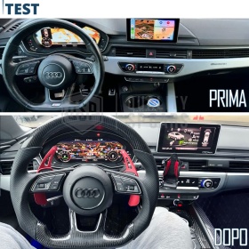 VOLANTE Deportivo para Audi A5, S5 (8W6) 16-20, Plano en Carbono y Piel | Reemplazo Ergonómico
