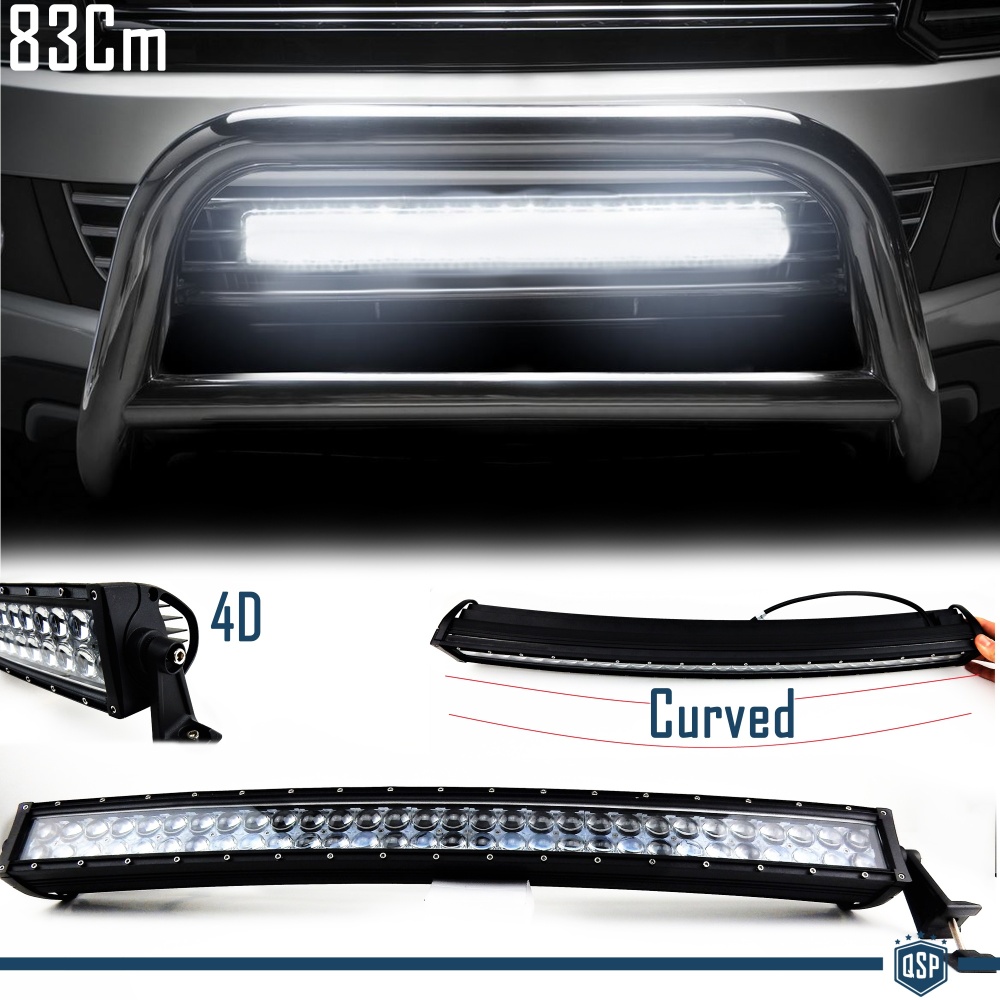 1 Barra Led 6000K Curvada para Renault SUV Off-Road 83 CM Ajustable Luz Spot 1 Barra Led 6000K Curvada para Renault SUV Off-Road 83 CM Ajustable Luz Spot