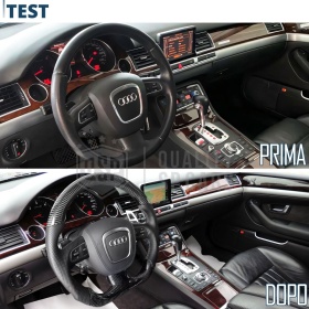 VOLANTE Deportivo para Audi A8 D3-4E 05-09, Plano en Carbono y Piel | Reemplazo Ergonómico