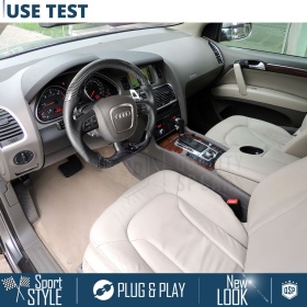 VOLANTE Deportivo para Audi Q7 4L 05-09, Plano en Carbono y Piel | Reemplazo Ergonómico
