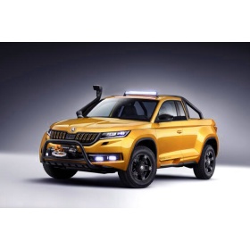 1 Barra Led 6000K Curvada para Skoda SUV Off-Road 83 CM Ajustable Luz Spot