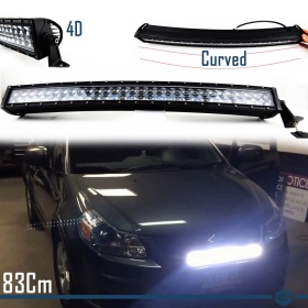 1 Barra Led 6000K Curvada para Suzuki SUV Off-Road 83 CM Ajustable Luz Spot
