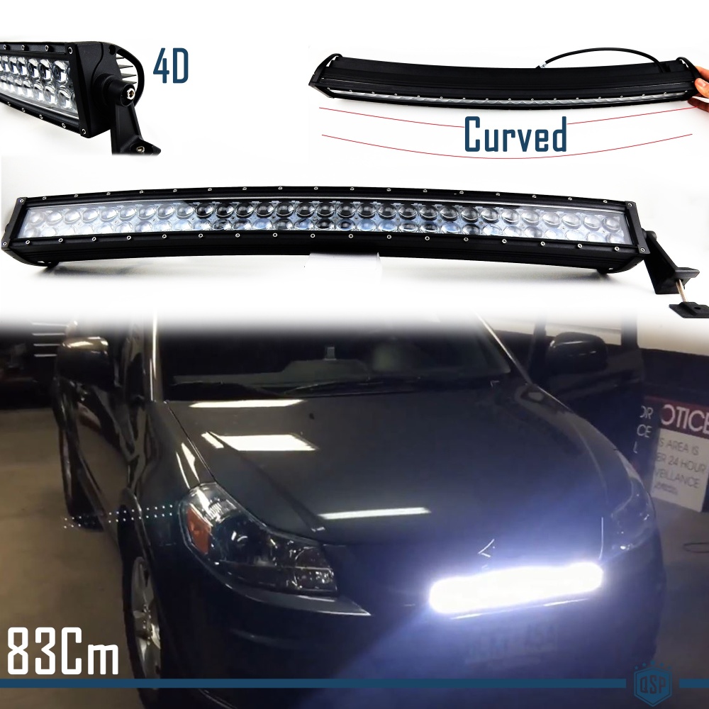 1 Barra Led 6000K Curvada para Suzuki SUV Off-Road 83 CM Ajustable Luz Spot 1 Barra Led 6000K Curvada para Suzuki SUV Off-Road 83 CM Ajustable Luz Spot