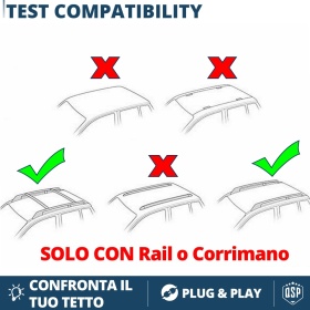 PORTAESQUÍS de Coche para Barras de Techo NORDRIVE 6 PARES de Esquís | Aprobado TÜV GS