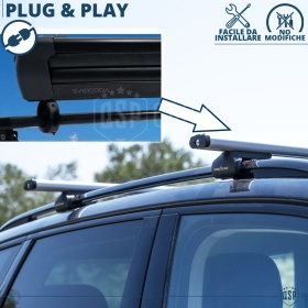 PORTAESQUÍS de Coche para Barras de Techo NORDRIVE 6 PARES de Esquís | Aprobado TÜV GS