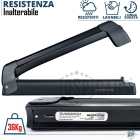 PORTAESQUÍS de Coche para Barras de Techo NORDRIVE 6 PARES de Esquís | Aprobado TÜV GS