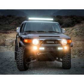 1 Barra Led 6000K Curvada para Toyota SUV Off-Road 83 CM Ajustable Luz Spot