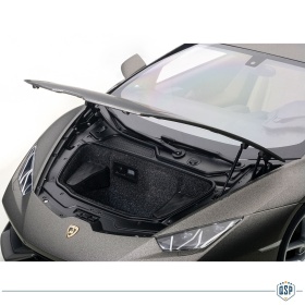 Modelo LAMBORGHINI HURACAN LP610-4 Gris Titanio, Escala 1:12, Abrible | AUTOart original