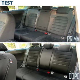 FUNDAS ASIENTOS para VW Golf 7 ESPECÍFICAS en CUERO Pu Ngro | Juego Completo | Certificados TÜV