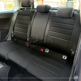 FUNDAS ASIENTOS para VW Golf 7 ESPECÍFICAS en CUERO Pu Ngro | Juego Completo | Certificados TÜV