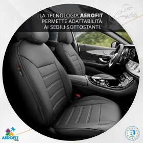 FUNDAS ASIENTOS para VW Golf 7 ESPECÍFICAS en CUERO Pu Ngro | Juego Completo | Certificados TÜV