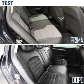 FUNDAS ASIENTOS para VW Passat B7 ESPECÍFICAS en CUERO Pu Ngro y Efecto Ante, | Juego Completo | Certificados TÜV