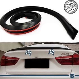SPOILER Posteriore Per BMW SUV, Lama per cofano Bagagliaio Nero Adesivo Flessibile in EPDM