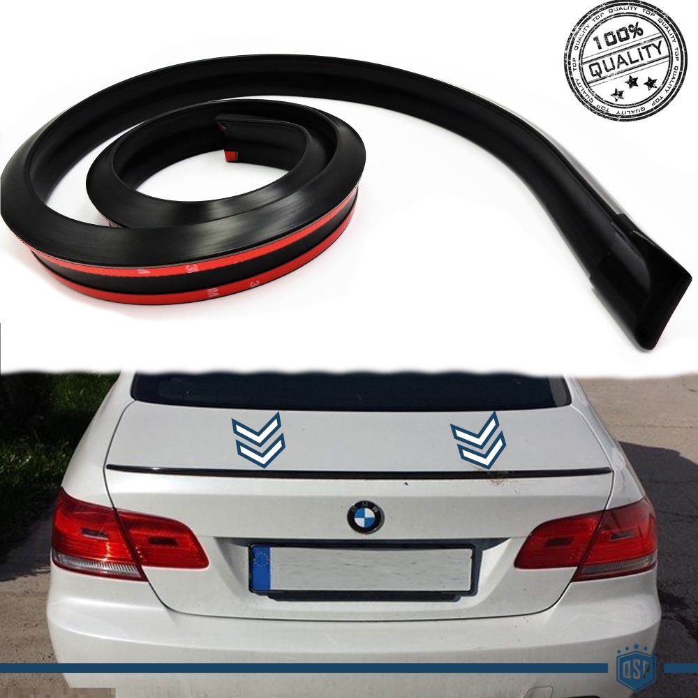 SPOILER Alerón trasero Adhesivo Compatible con BMW, LABIO Maletero / Techo en EPDM NEGRO flexible SPOILER Alerón trasero Adhesivo Compatible con BMW, LABIO Maletero / Techo en EPDM NEGRO flexible