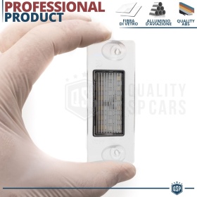 2 Luces de Matricula Led para Audi A4 (B5), Canbus 18 LED 6.500K Blanco Frío Plug & Play