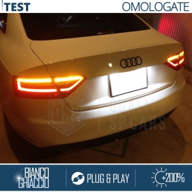 Plafoniere Luci Targa Full Led per Audi A5 8T 8F Restyling, 100% Canbus, 6.500K Bianco Ghiaccio, Plug & Play