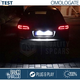 2 Luces de Matricula LED para Audi A6 C6, Canbus 6.500K Blanco Frío, Plug & Play