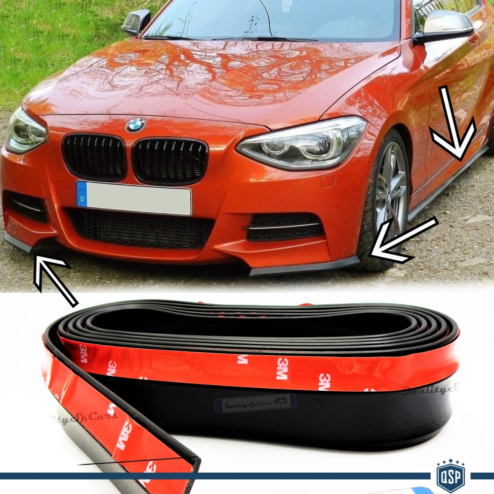 SPOILER Alerón Adhesivo universal para auto, LABIO parachoques LIP o Faldones Laterales en EPDM NEGRO flexible SPOILER Alerón Adhesivo universal para auto, LABIO parachoques LIP o Faldones Laterales en EPDM NEGRO flexible