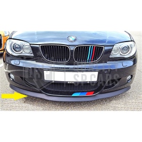 SPOILER Alerón Adhesivo universal para auto, LABIO parachoques LIP o Faldones Laterales en EPDM NEGRO flexible