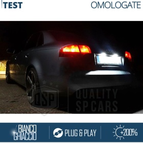 2 Luces de Matricula LED para Audi A4 B7, Canbus 6.500K Blanco Frío, Plug & Play