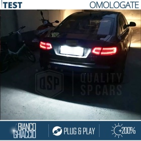 2 Luces de Matricula LED para Audi A6 C6 Facelift, Canbus 6.500K Blanco Frío, Plug & Play