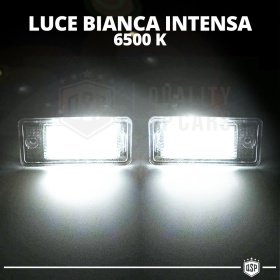 2 Luces de Matricula LED para Audi A6 C6 Facelift, Canbus 6.500K Blanco Frío, Plug & Play