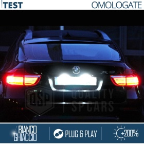 2 Plafones Luces de Matricula Led para BMW X6 E71, Canbus, 24 LED 6.500K Blancio Frío, Plug & Play
