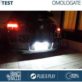 2 Luces de Matricula Led para BMW Serie 1 E87 Facelift, Canbus, 24 LED 6.500K Blanco Frío, Plug & Play