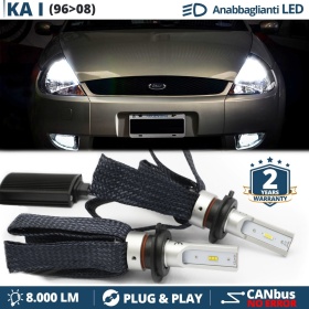 Kit LED H7 para Ford Ka 1 Luces de Cruce CANbus | 6500K Blanco Frío 8000LM