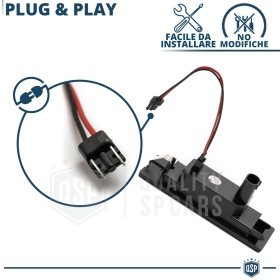 Kit Placche Luci Targa Full Led per BMW Z4 E85 E86, Canbus 6.500K Bianco Ghiaccio, Plug & Play