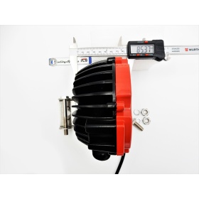 1 LUZ DE FARO ADICIONAL LED AUXILIAR AJUSTABLE ROJO COCHES TODOTERRENO 51W 6500K 3600 LUMEN