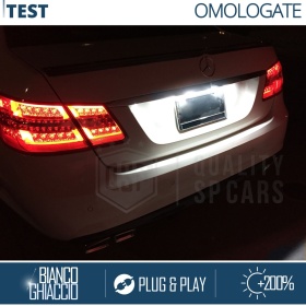 2 Luces de Matricula Led para Mercedes Clase E (W212), E Coupé (C207) Canbus, 6.500k Blanco Frío, Plug & Play