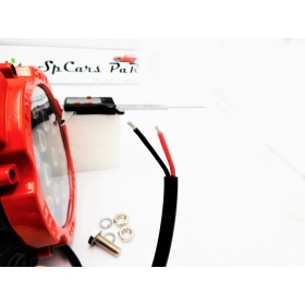 1 LUZ DE FARO ADICIONAL LED AUXILIAR AJUSTABLE ROJO COCHES TODOTERRENO 51W 6500K 3600 LUMEN