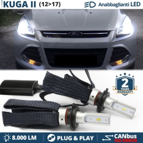 Lampade LED H7 per Ford Kuga 2 Luci Bianche Anabbaglianti CANbus | Bianco 6500K 8000LM
