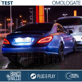 2 Luces De Matricula Led para Mercedes CLS W218, Canbus 18 Led 6.500K, Plug & Play