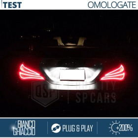 2 Luces De Matricula Led para Mercedes CLA Cupe C117, Canbus 18 Led 6.500K, Plug & Play