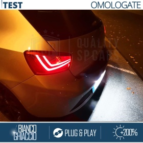 Kit Placchette Luci Targa LED per Seat Ibiza 6J (08-13), 100% CANbus, 18 LED 6.500K Bianco Ghiaccio, Plug & Play