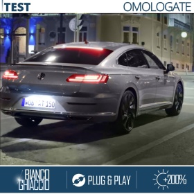 2 Luces de Matricula LED para VW Arteon, 100% CANbus, 18 LED 6.500K Blanco Frío, Plug & Play