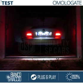 2 Luces de Matricula LED para VW Bora, 100% CANbus, 18 LED 6.500K Blanco Frío, Plug & Play