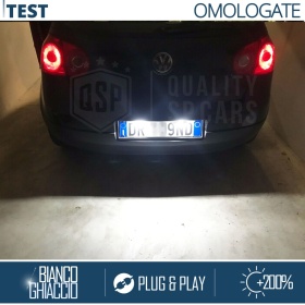 2 Luces de Matricula LED para VW Golf 5, 100% CANbus, 18 LED 6.500K Blanco Frío, Plug & Play