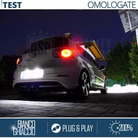 2 Luces de Matricula LED para VW Golf 5, 100% CANbus, 18 LED 6.500K Blanco Frío, Plug & Play