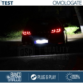 2 License Plate LED for VW Golf 6, 100% CANbus, 18 LEDS 6.500K White Ice, Plug & Play