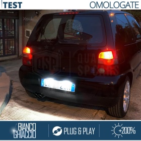 2 Luces de Matricula LED para VW Lupo, 100% CANbus, 18 LED 6.500K Blanco Frío, Plug & Play