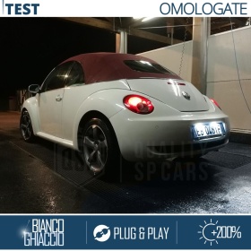 2 Luces de Matricula LED para VW New Beetle, 100% CANbus, 18 LED 6.500K Blanco Frío, Plug & Play