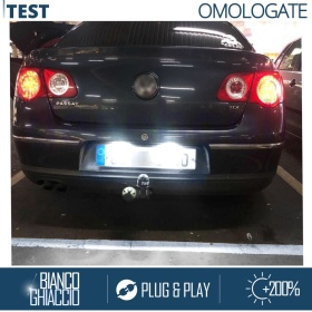 2 Luces de Matricula LED para VW Passat B6, 100% CANbus, 18 LED 6.500K Blanco Frío, Plug & Play